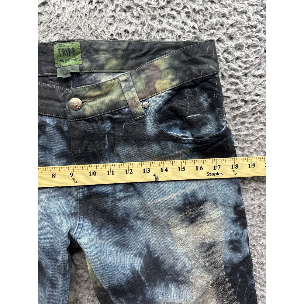 Daang Goodman Tripp‎ Nyc Distressed Camo Print Skinny Cargo Jeans Womens Size 29 - Picture 8 of 12
